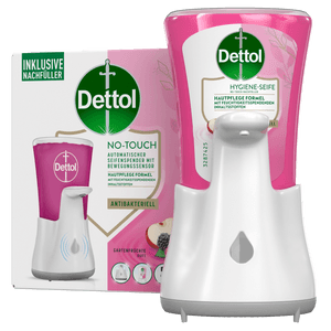 Dettol No-Touch Automatischer Seifenspender Starterset Gartenfrüchte Duft